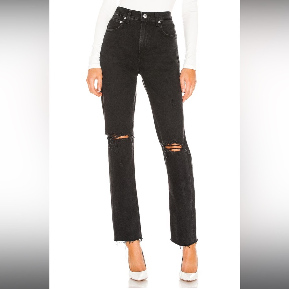 Agolde straight leg Black jeans